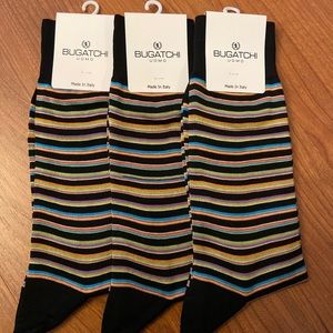 SOLD NWT Bugatchi Men’s Dress Socks - Multicolor